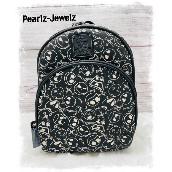 Loungefly Handbags - Loungefly Nightmare Before Christmas NBC Jack Skellington Skull Bones Backpack